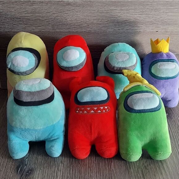 Among Us Plush Lot (7) - Picture 1 of 6
